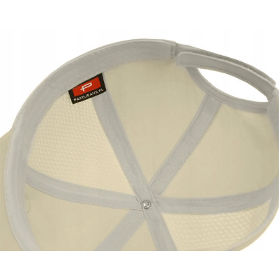 CZAPKA z Daszkiem Przewiewna Bejsbolówka z Siatką SZAROZIELONA Pako Jeans - Pakojeans.pl