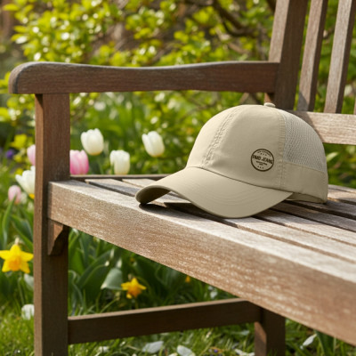 CZAPKA z Daszkiem Przewiewna Bejsbolówka z Siatką SZAROZIELONA Pako Jeans - Pakojeans.pl