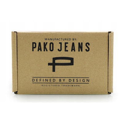 PASEK Pleciony MĘSKI do Spodni LUKE Elastyczny Gumowy GRANATOWY Pako Jeans - Pakojeans.pl