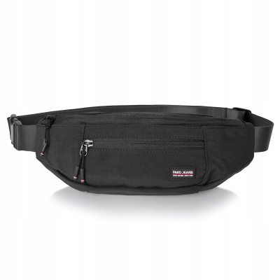 SASZETKA Sportowa na Pas Nerka Męska Biodrówka CZARNA Pako Jeans - Pakojeans.pl