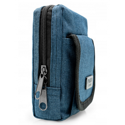 MINI SASZETKA do paska etui na drobiazgi klucze GRANATOWA Pako Jeans - Pakojeans.pl