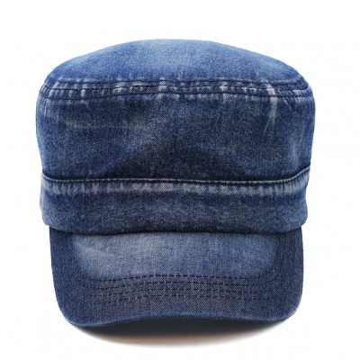 Czapka męska z daszkiem PATROLÓWKA dżinsowa GRANATOWA Pako Jeans - Pakojeans.pl