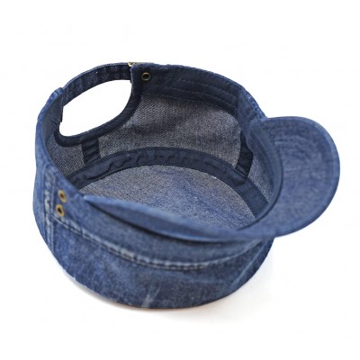 Czapka męska z daszkiem PATROLÓWKA dżinsowa GRANATOWA Pako Jeans - Pakojeans.pl