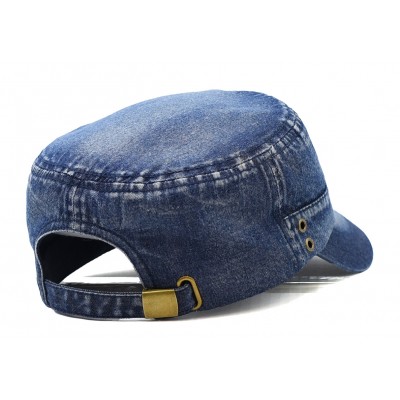 Czapka męska z daszkiem PATROLÓWKA dżinsowa GRANATOWA Pako Jeans - Pakojeans.pl